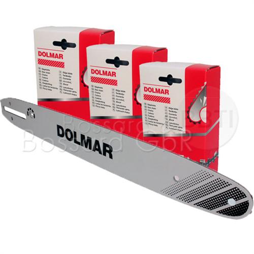 DOLMAR 1+3 Schienen-Ketten-Set 35 cm 3/8" 1.1 mm Quickset