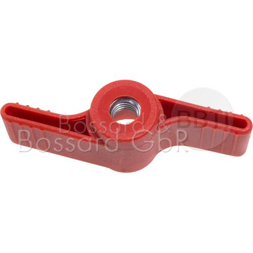 Dado Ad Aletta Elesa Con Attacco M8 - Diametro 48mm - Colore Rosso - DOLD Mechatronik 42508944 - Foto 4