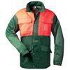 Schnittschutzjacke, gr�n / leuchtorange 