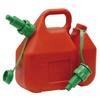 Profi-Doppelkanister 5+2 Liter,  rot inkl. 2 Ausgiesser