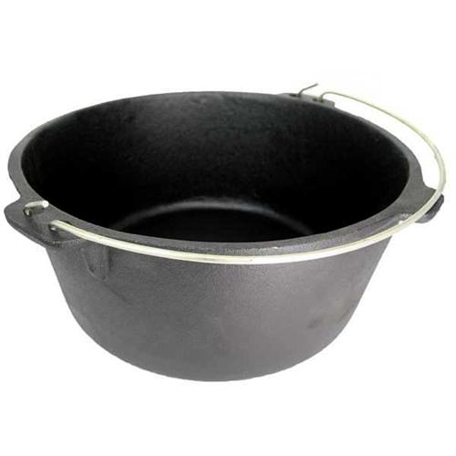 Rin & Rut Dutch Oven Gusseisen 25 Cm | 3,9L Für Lagerfeuer & Grillen
